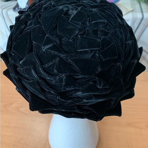 Vintage old 40-50’s woman’s hat velvet Cecile original New York - Picture 3 of 5